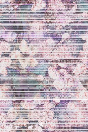 模糊花印花华亿平台图片