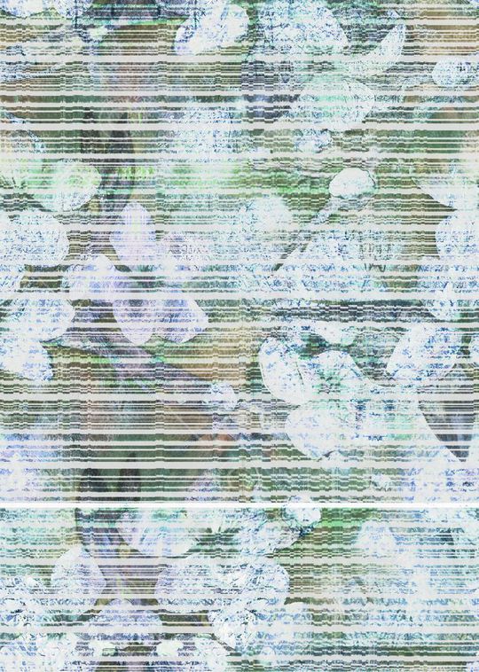 模糊花印花华亿平台图片