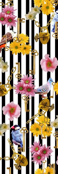 长方丝巾印花华亿平台图片