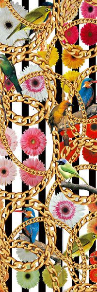 长方丝巾印花华亿平台图片