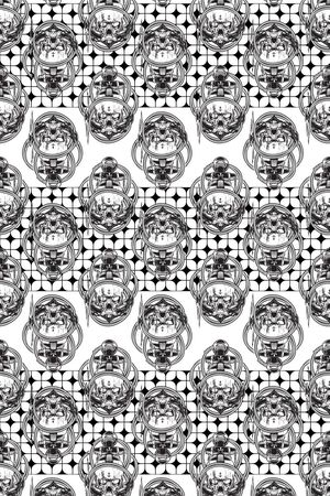 几何印花华亿平台图片