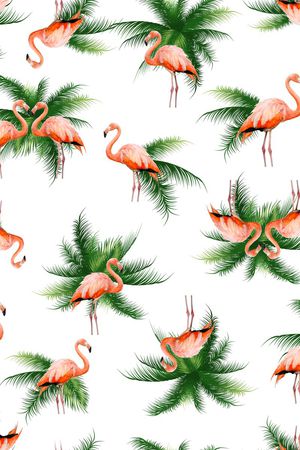 火烈鸟印花华亿平台图片