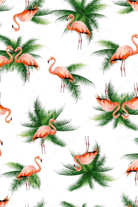 火烈鸟印花华亿平台图片