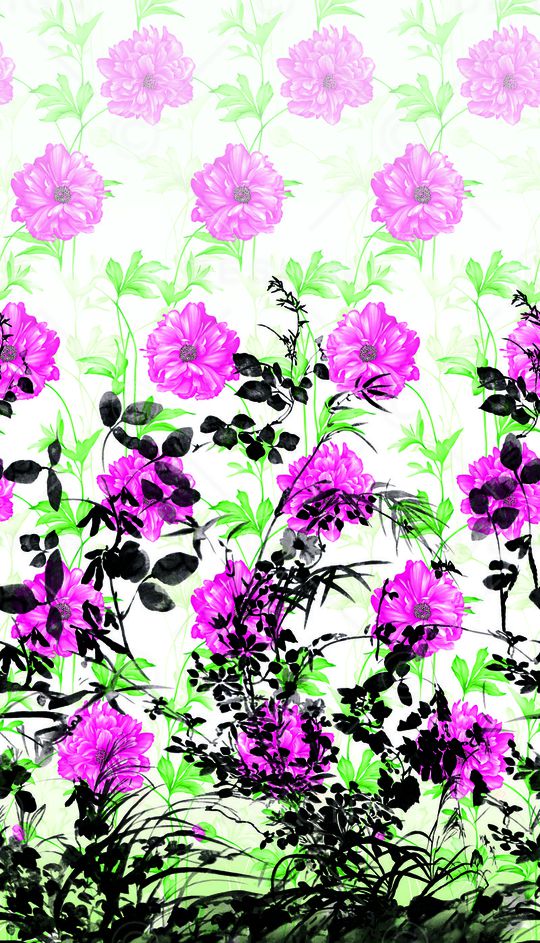 中国风印花华亿平台图片