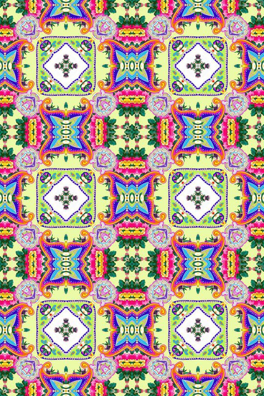 佩斯利印花华亿平台图片