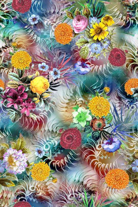 多彩印花华亿平台图片