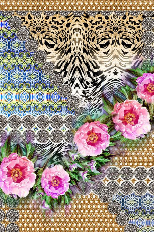 定位花印花华亿平台图片