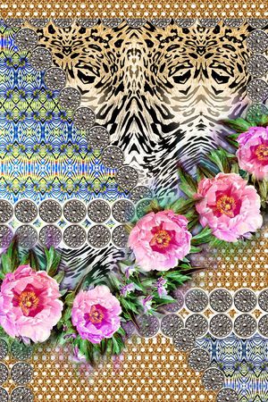 定位花印花华亿平台图片