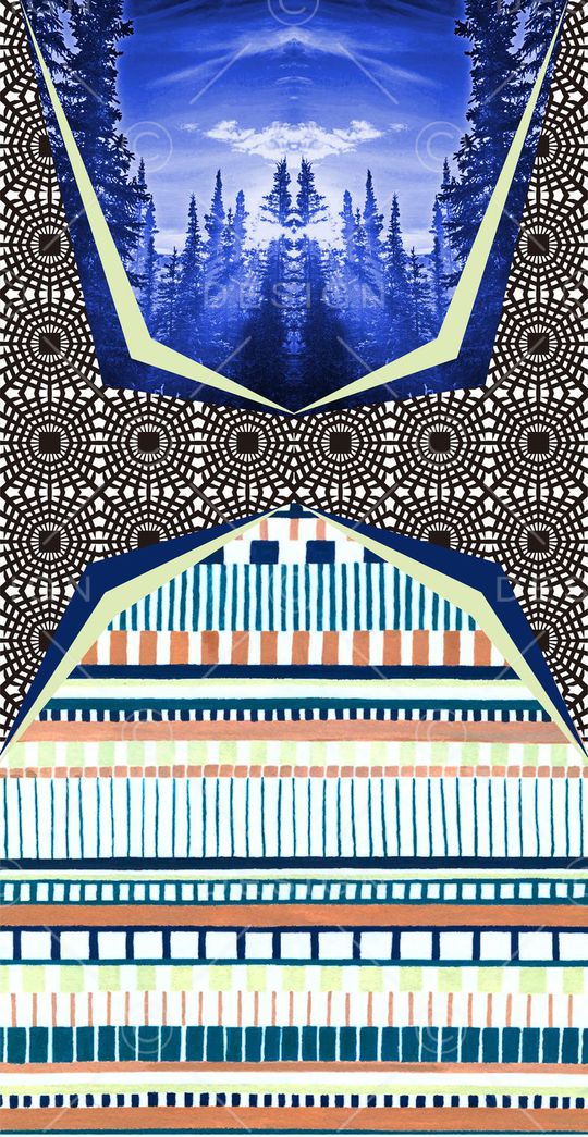 风景印花华亿平台图片