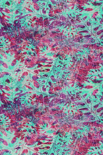 371647-WT421抽象肌理斑驳休闲树叶叶子