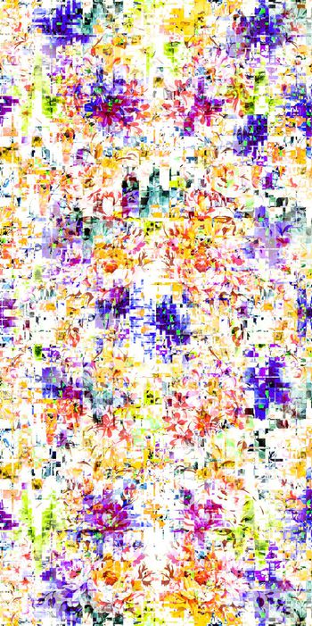 371699-碎片空间几何花卉艺术机理效果