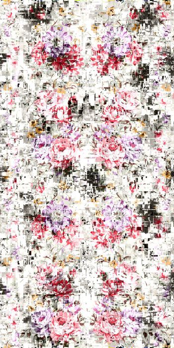 371700-碎片空间几何花卉艺术机理效果