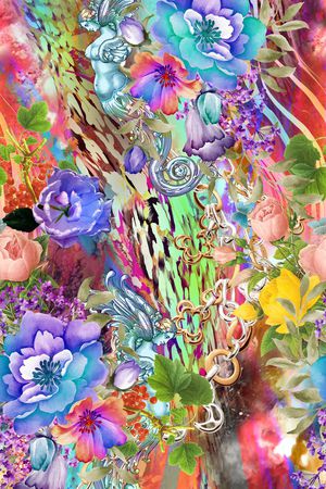 多彩印花华亿平台图片