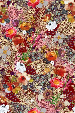 欧式印花华亿平台图片