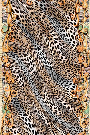 巴洛克、动物纹印花华亿平台图片