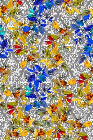 巴洛克印花华亿平台图片