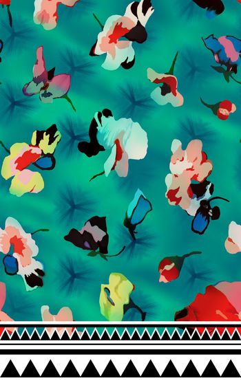 民族风印花华亿平台图片