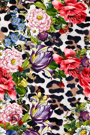 豹纹印花华亿平台图片