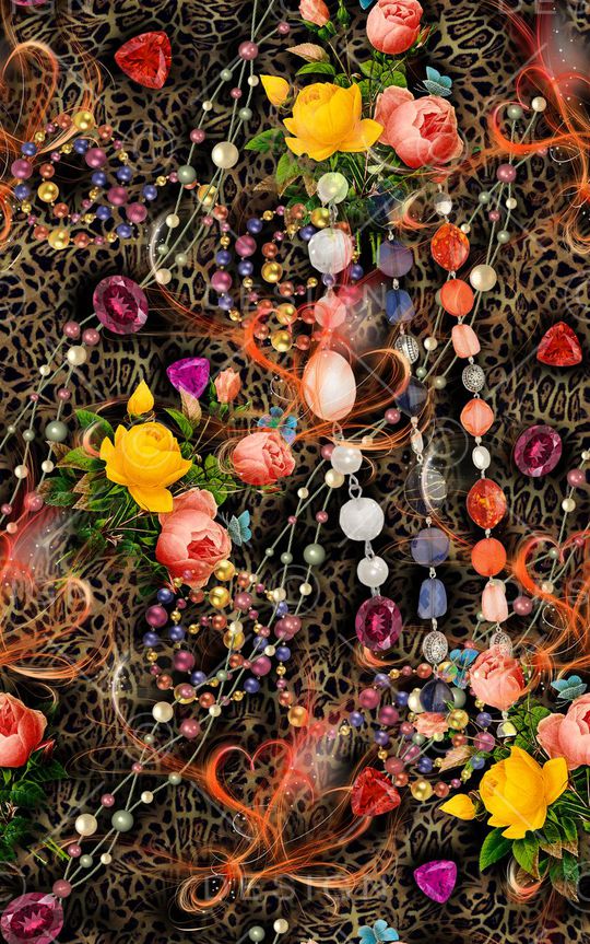 豹纹印花华亿平台图片