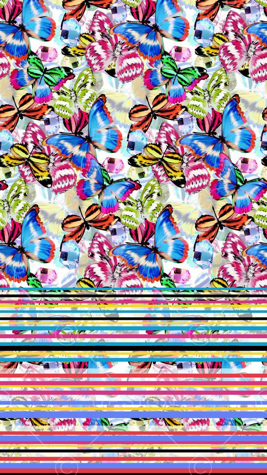 动物+线条定位印花华亿平台图片