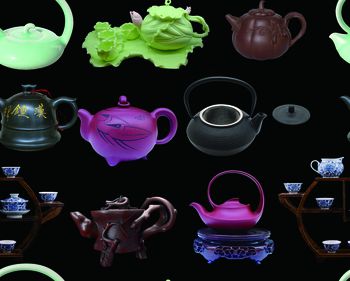 茶壶茶具印花华亿平台图片