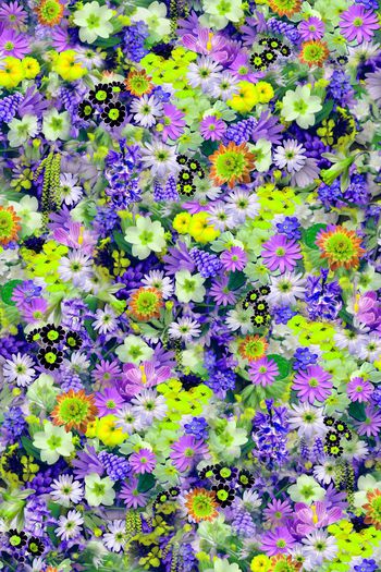 371887-清新满版花卉