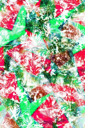 热带雨林印花华亿平台图片