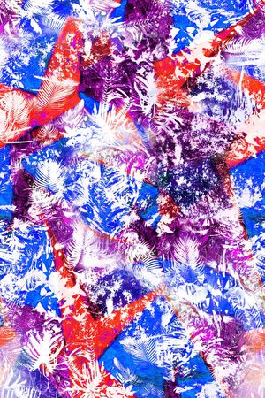 热带雨林印花华亿平台图片