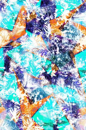 热带雨林印花华亿平台图片