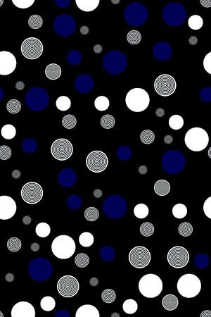 男装、几何圈圈印花华亿平台图片