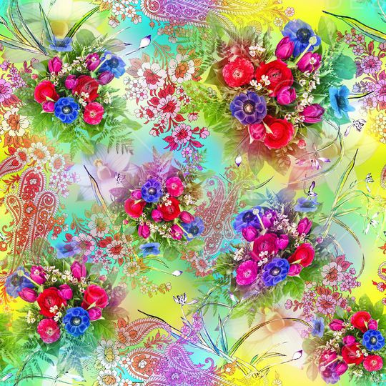 炫彩印花华亿平台图片