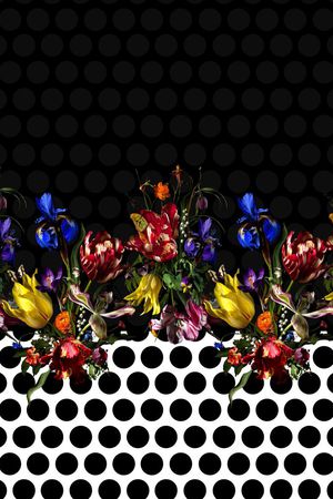 写实花卉印花华亿平台图片