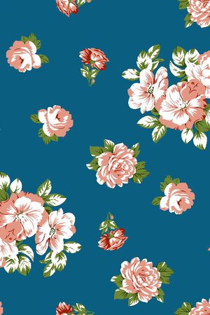 田园风印花华亿平台图片