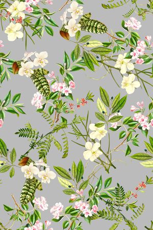 高端大气 数码 男装女装花卉印花华亿平台图片