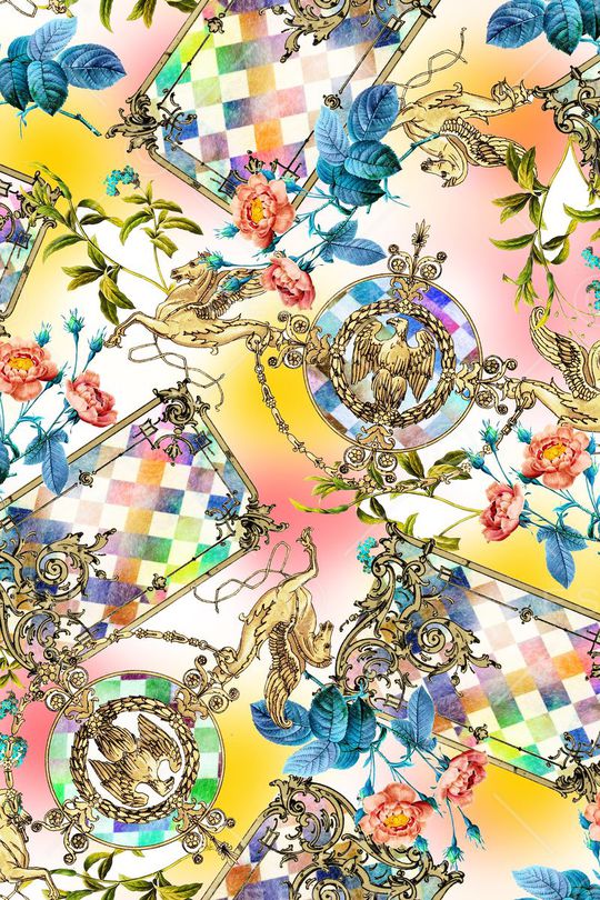 格子印花华亿平台图片