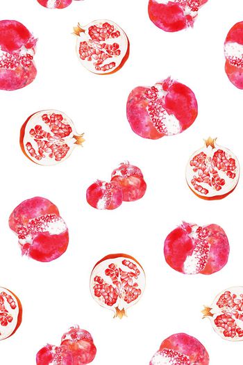 372197-手绘石榴纹