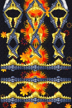 欧式印花华亿平台图片