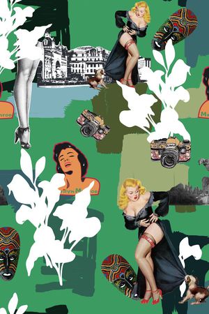 玛莉莲梦露印花华亿平台图片