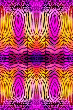 动物纹印花华亿平台图片