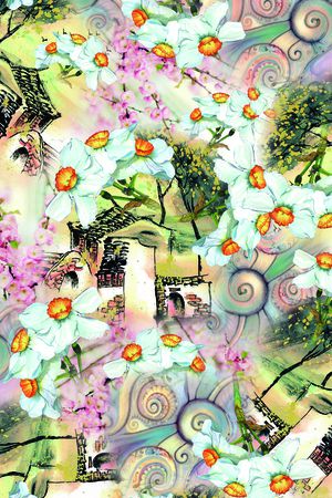 田园印花华亿平台图片