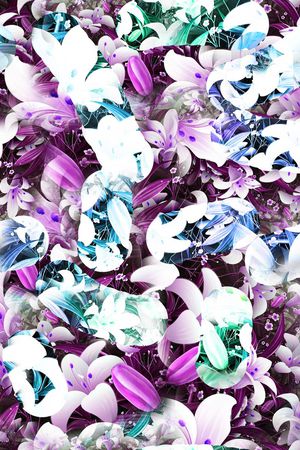 花卉 印花华亿平台图片