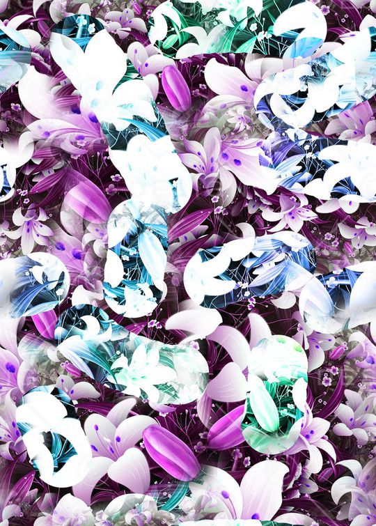 花卉 印花华亿平台图片