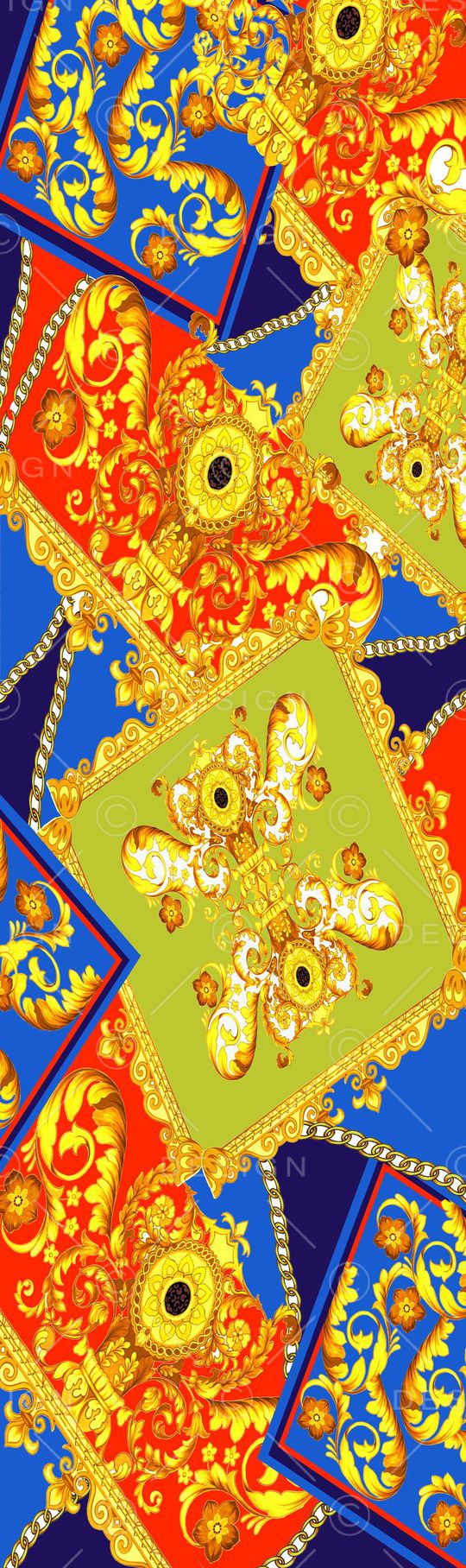 卷草印花华亿平台图片