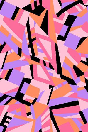 几何印花华亿平台图片