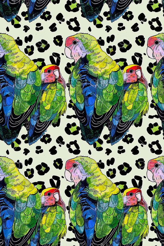 简单动物印花华亿平台图片