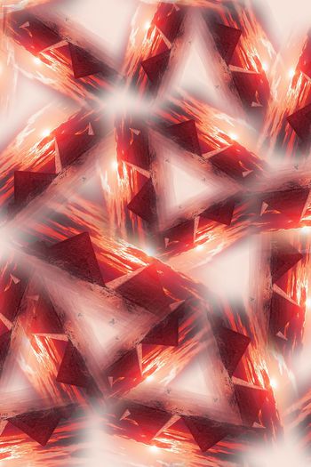 372495-抽象迷失的金字塔