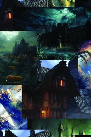 魔幻城堡  照片拼贴印花华亿平台图片