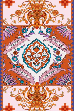 卷草纹印花华亿平台图片