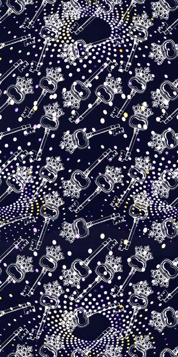 372572-钥匙缤纷梦幻圆点复古与时尚组合