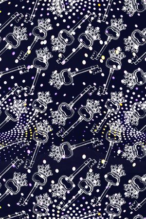 复古印花华亿平台图片